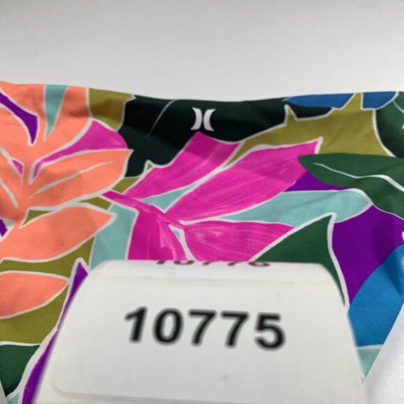 Hurley Max Isla Full Tab Side Bottoms Women's XS Violet Floral Swim Beach Bikini - Picture 9 of 9